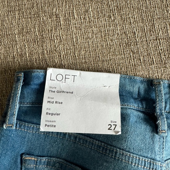 Ann Taylor girlfriend PETITE 27 jeans - Picture 4 of 4